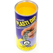 Plasti Dip Rubber Brush-on Paint Matte Yellow, 11oz (6 Pack)