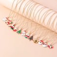 thumbnail image 2 of Collares de Navidad esmaltados para mujeres, hombres y niños, colgante de campana de muñeco de nieve, calcetín de árbol de Papá Noel, regalos de joyería de Feliz Año Nuevo, nuevo, 2 of 4