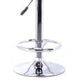 thumbnail image 3 of Armen Living Java Barstool, Chrome Finish with Walnut Wood and PU Upholstery, 3 of 4