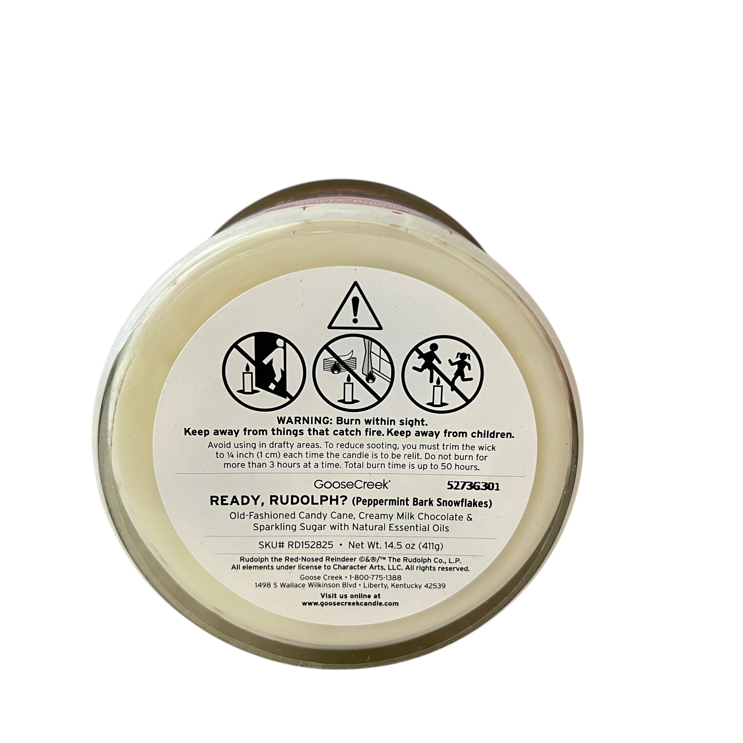 Goose Creek Ready Rudolph 3 Wick Candle 14.5 oz