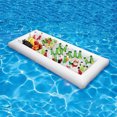 thumbnail image 1 of Bandeja flotante para piscina, Portacerveza flotante de PVC, Bandeja buffet inflable LingWen 8390606070876, 1 of 1