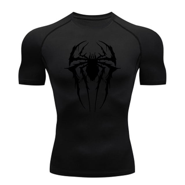 Camiseta de compresión para hombre, ropa deportiva de verano para correr, camisetas deportivas elásticas de secado rápido, camisetas de entrenamiento para gimnasio atlético, 2024