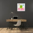 thumbnail image 3 of Teller, Skip 20x20 White Modern Wood Framed Museum Art Print Titled - Alien Friend #1, 3 of 4