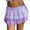 d-Purple, variant on QHFBli Lace Skirts for Women Elastic Low Rise Layered Pleated Mini Skirt Summer Flowy Ruffle Short Skirt Streetwear