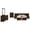Cappuccino - 6-Piece, variant on Jessica 5-piece Eastern King LED Bedroom Set Cappuccino