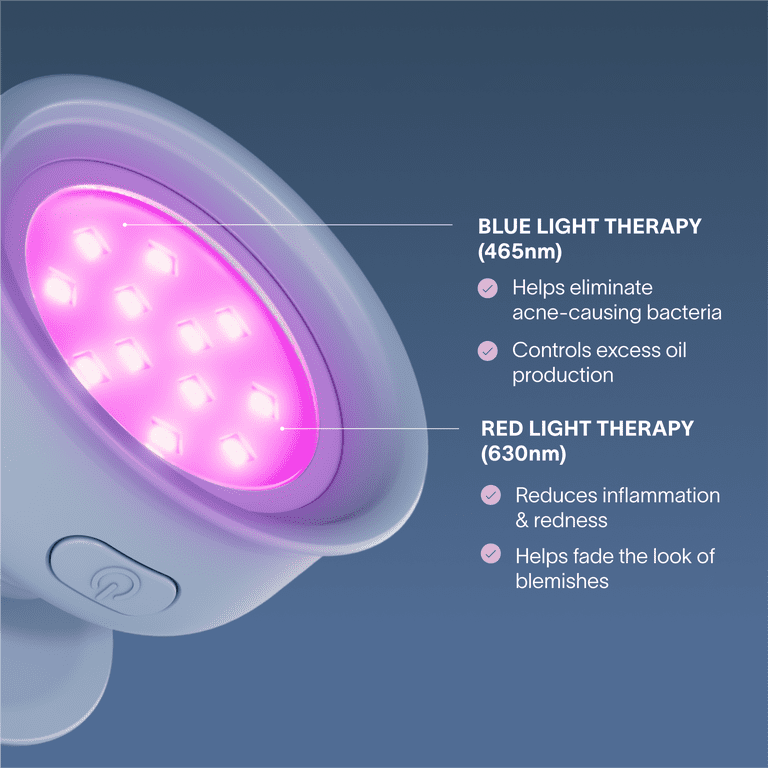 Solawave Bye Acne Spot Treatment, Red & Blue Light Therapy photo 7