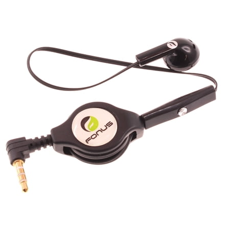 Headphone Retractable Mono Earphone for Google Pixel 5a 5G 4a 5G Phones - 3.5mm w Mic Headset Handsfree Earbud Earpiece Microphone price history on PriceWatchPro