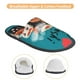 thumbnail image 3 of Balery I Love Sushi Pantuflas de Casa de Felpa Silenciosas con Diseño Estampado, Zapatillas Cómodas Antideslizantes de Algodón para Interior-Medium, 3 of 8