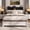 Black + White (Wood Slats), variant on LEGAHOME Full Bed Frame, Heavy Duty Full Platform Bed with Storage Headboard, Charging Station and LED Lights, 550lbs Weight Capacity, No Box Spring Needed, Brown and White