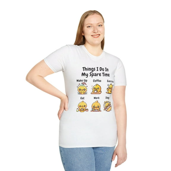 Things I Do In My Spare Time Funny Unisex Duck Shirt