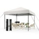 thumbnail image 2 of QinaQin Carpa canopy pop up de 10 x 10 pies, armado con un botón, bolsa con ruedas, 4 bolsas de peso y 3 alturas ajustables para fiestas, camping o playa, 2 of 9