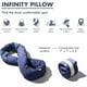 thumbnail image 4 of Infinity Pillow - Design Power Nap Pillow, Travel And Neck Pillow (navy), 4 of 5