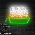 thumbnail image 4 of Glowneon Chicken Nuggets Led Lights, Chicken Nuggets Store Wall Decor, 4 of 5