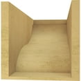 thumbnail image 4 of 10"W x 20"D x 10"H Wide Garner Rough Cedar Woodgrain TimberThane Corbel, Primed Tan, 4 of 6