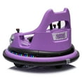 thumbnail image 6 of Ambifirner 12V Bumper Car :Bumper Car W/Remote Control, Electric Ride On Car with LED Lights & 360 Degree Spin, Bluetooth, Anti-Collision Padding 5-Point Safety Belt, Red, 6 of 9