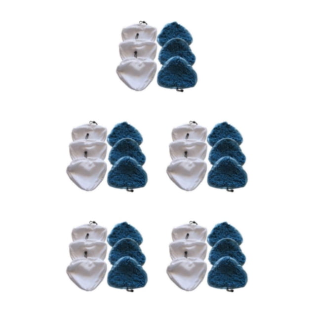relayinert 6pcs/set Conveniently Replace Steam Mops Pads Effective Cleaning Made Easy Washable And Reusable As Shown 5Set