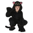 thumbnail image 3 of REDARER Kids Cat Cosplay Fuzzy Hooded Animal Onesie Outfit for Halloween Party Stage Role Play Dress Up,L, 3 of 7