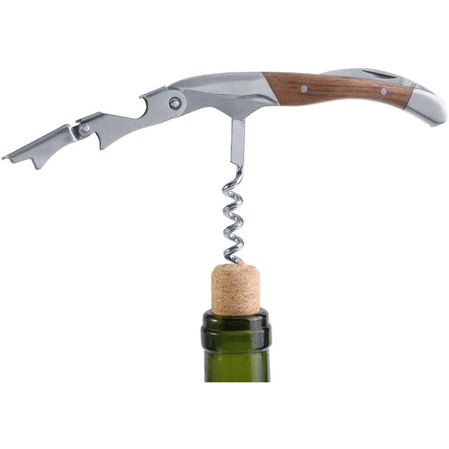 Sacacorchos de camareros profesionales, sacacorchos portátil, abridor de corchos para botellas de vino para uso en fiestas en el hogar, Bar, Club