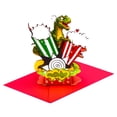 thumbnail image 3 of Tarjeta de Felicitación DESIMPLE Dino Divertido 3D Pop Up 14 cm, 3 of 9