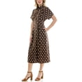thumbnail image 4 of Nicole Miller Pintuck Waist Shirtdress, Sizes 4-16, 4 of 6