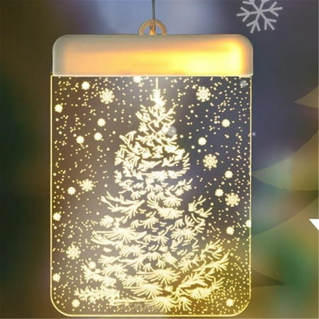 

Decorative Christmas Lantern LED Battery Light Bell Deer Light String Acrylic