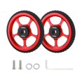 thumbnail image 1 of Ximing Easy Wheels for Folding Bike Replacement Replacement Parts Stable Easywheel Thin Body Red, 1 of 10