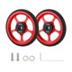 thumbnail image 1 of Ruedas fáciles para la rueda de rodillo de bicicleta plegable con pieza de reemplazo de tornillo Aleación de aluminio de neumático liviano estable Cuerpo delgado rojo, 1 of 8