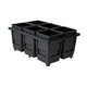 thumbnail image 5 of Macetas cuadradas para vivero, macetas decorativas para plantas, macetas para germinar semillas, para plantar hortalizas en interiores o en el balcón. 8 cm negro, 5 of 8