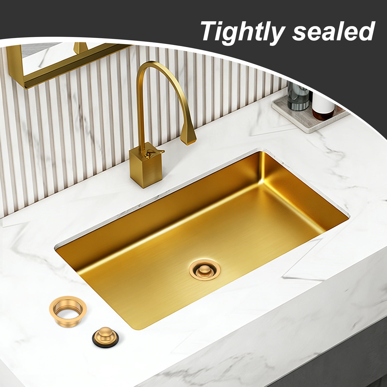 HKJUNFEI 2Pcs Sink Flange Durability Slightly Darker Sink Flange Stopper Replacement for Standard Garbage Disposers