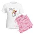 thumbnail image 6 of CafePress - Its Not A Hangover Its Wine Women's Light Pajamas - Women's Short Sleeve Print T-Shirt and Pants Light Cotton Pajama Set, 6 of 7