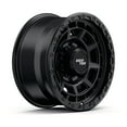 thumbnail image 4 of RockTrix RT114 17 inch Wheel 8x165.1 8x6.5 Compatible with Dodge Ram 2500 (1994-2024), 17x8.5 (0 Offset, 4.75 Backspace), Black, Also fits Chevrolet GMC 2500 3500, 4 of 5