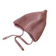 thumbnail image 1 of Baby Ear Protection Cap, Knitted Warmth, Suitable for Autumn and Winter Seasons, Solid Color Design, Suitable for Small Babies., 1 of 2