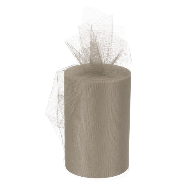 Rollos de tela Unique Bargains 6 pulgadas 100 yardas Claro Gris para decoración