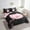 Black Light Pink, variant on Hippie Football Twin Comforter Set with Sheets - 7 Pieces Neon Soccer Twin Size Bedding Sets,Sports Lover Bed in a Bag with 3D Check Plaid Comforter, Sheets, Pillowcase & Shams