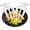 White, variant on Xlhshop 2 Pack Plastic Salad Mixer Salad Servers Salad Claw for Tossing and Serving Salad, Pasta, Buffets, Fruit Humanized Design Curved Handle Food Mixing Tools Kitchen Gadget