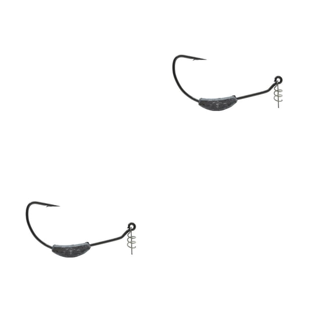 Yuarrent Anzuelo de pesca de acero de alto carbono, anzuelos de manivela de gusano, suministros de aparejos de 2,5g Type2 NO2 Yuarrent CBP265921