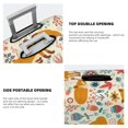 thumbnail image 3 of Naloa Whimsical Fox Floral Garden Elastic Suitcase Protector, Travel Suitcase Protector Cover Fits 18-32in Suitcase(No luggage included)-Medium, 3 of 7