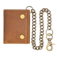 thumbnail image 6 of J.T.C Juzar Tapal Collection RFID Compact Bifold Cow Leather Wallet with Coin Pocket and Chain, 6 of 6