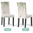 thumbnail image 3 of Chair Covers Set of 4, Summer Eucalyptus Leaf Sage Green, Removable Stretchable Parsons Chair Slipcovers Protector for Dining Room, Butterfly Spring, 3 of 6