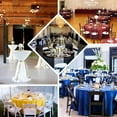 thumbnail image 4 of Efavormart 120" Seamless Premium Polyester Table Linens Round Commercial Grade Tablecloth For Wedding Banquet Restaurant - Navy Blue, 4 of 11