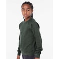 thumbnail image 2 of BELLA + CANVAS - Youth Sponge Fleece Crewneck Sweatshirt - 3901Y - Heather Forest, 2 of 5