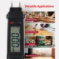 thumbnail image 3 of Medidor digital de humedad FY8861 - Higrómetro portátil para madera y materiales de construcción, mide temperatura ambiente, precisión 0.1%, pantalla clara, diseño ergonómico, ideal para carpinteros, 3 of 6