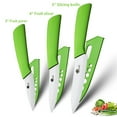 thumbnail image 2 of 3-Piece Ceramic Paring Knives,5" Utility Knife 4" Slcing Knife and 3" Peeling Knife Vegetables Fruit Kitchen Knives Cutter Tool, 2 of 5