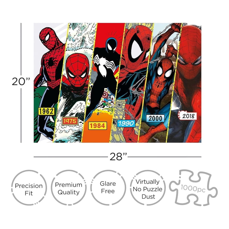 Trefl Puzzle Premium Plus Quality Marvel: Spider-Man – 1000 Pezzi, 68,3x48 Cm, Poster Incluso, Per Adulti E Bambini 12+