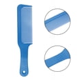 thumbnail image 3 of Unique Bargains 1pc Women Durable Wave Stripe Hair Comb for Curly Thick Straight Wavy Hair ABS Blue, 3 of 3