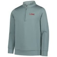 thumbnail image 2 of Youth Garb Gray LSU Tigers Sterling Long Sleeve Quarter-Zip Performance Top, 2 of 4