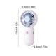 thumbnail image 3 of Ventilador portátil de mano | Mini ventilador de viaje con carga rápida y batería de gran capacidad | Ventilador personal silencioso para escritorio, coche y actividades al aire libre, 3 of 7