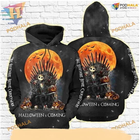 Nightmare Before Xmas 3D Hoodie, Funny Xmas Gifts