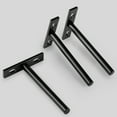 thumbnail image 6 of XWQ Heavy Duty Save Space Shelf Bracket Cold-rolled Steel T-Shape Solid Floating Wall Shelf Support for Home, 6 of 8