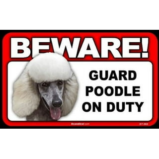 PCSCP Beware Guard Boston Terrier (Silhouette) on Duty 11.5 inch x